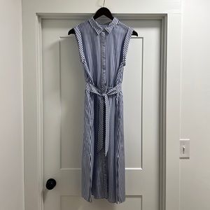 Banana Republic Striped cap sleeve dress size 6